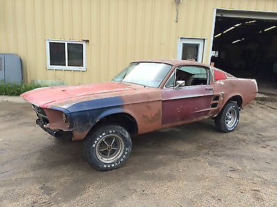 Ford : Mustang GT 1967 mustang fastback a code gt 4 speed raven black 289 4 v