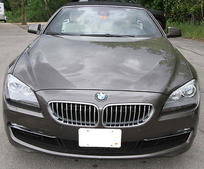 BMW : 6-Series 2 Door Convertible 2012 bmw 650 i convertible mojave metallic in excellent condition