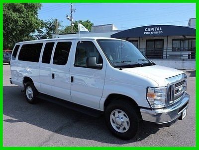 Ford : E-Series Van XLT Certified 2014 ford e 350 van xlt certified 5.4 l v 8 automatic rwd wagon white grey