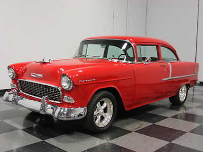 Chevrolet : Bel Air/150/210 DIALED-IN '55 POST, CRATE 350, AUTO, LONGTUBE DUALS, R134A, PS, PWR FRNT DISCS!