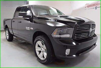 Ram : 1500 Sport Quad Cab 5.7L HEMI 4X4 Truck Backup Cam NEW 2015 New RAM 1500 Back-Up Cam 20-inch Wheels Tow Pack Anti-Spin Differential