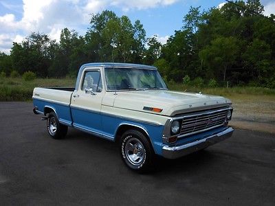 Ford : F-100 Ranger Beautiful restored 1969 Ford F-100 short bed fleetside 2wd 360