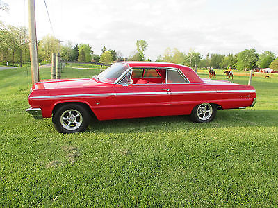 Chevrolet : Impala RED 1964 chevrolet impala ss true ss car gorgeous inside and out beautiful