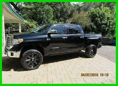 Toyota : Tundra Limited 5.7L V8 Crewmax 4x4 with Warranty 2014 tundra limited crewmax 5.7 l v 8 32 v automatic 4 wd pickup gps lifted wrnty
