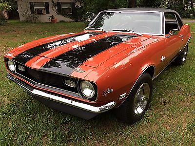 Chevrolet : Camaro Z/28 1968 camaro z 28 with rare cowl plenum air cleaner