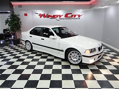 BMW : 3-Series M3SA 98 bmw m 3 e 36 sedan 1 owner 100 stock arizona car rare alpine white over black