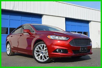 Ford : Fusion Titanium 2.0L AWD NAVIGATION SONY SYNC Ecooboost Repairable Rebuildable Salvage Runs Great Project Builder Fixer Easy Cosmetic