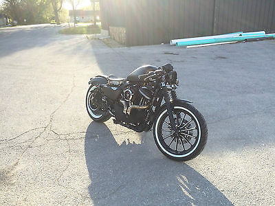 Harley-Davidson : Sportster HARLEY DAVIDSON IRON 883 CAFE RACER ROLAND SANDS RSD CUSTOM BLACK