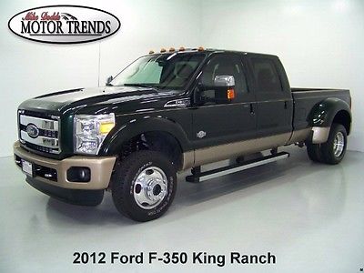 Ford : F-350 TRUCK DRW DIESEL 2012 ford f 350 king ranch 4 x 4 drw turbo diesel leather goose neck hitch 39 k