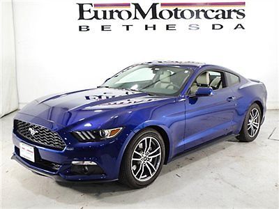 Ford : Mustang 2dr Fastback EcoBoost 2015 ford mustang ecoboost auto deep impact blue ceramic leather financing used
