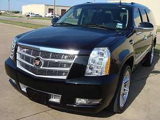 Cadillac : Escalade Platinum Edition 1 OWNER CLEAN CARFAX Platinum Edition ESV Every Option Still Under Powertrain Factory Warranty Nice!