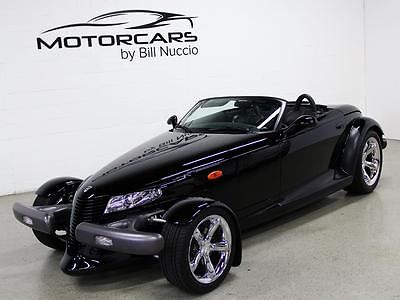Plymouth : Prowler Convertible 1999 plymouth prowler black agate 5 k miles chrome wheels very clean