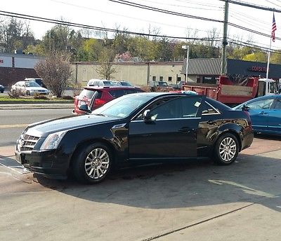 Cadillac : CTS Base Sedan 4-Door 2010 cadillac cts luxury model low miles black on black leather