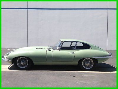 Jaguar : E-Type 1967 jaguar e type xke 4.2 liter series one fixed head coupe two seater green