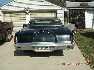 Lincoln : Mark Series Mark III Black, good tires 2 door all options in that year needs a little work.