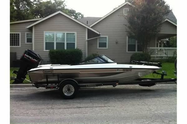 1996 Champion 181 SX Elite fish and ski boat