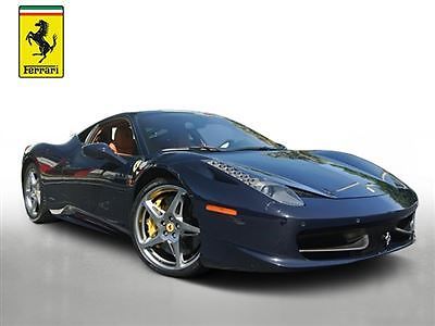 Ferrari : 458 2dr Coupe 2011 ferrari 458 italia daytona carbon scuderia navigation leds parking chrome