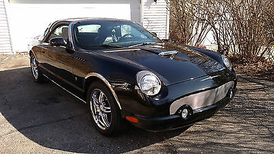 Ford : Thunderbird CHROME 2003 ford thunderbird v 8 convertible rag removeable hard top leather interior