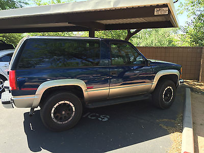 Chevrolet : Tahoe LT Sport Utility 2-Door 1999 chevy tahoe with many upgrades original owner new paint wheels and tires