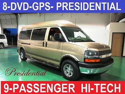 Chevrolet : Express PRESIDENTIAL R Ridge 9 Passenger Presidential Custom Conversion Van, 8DVD-GPS-RVC