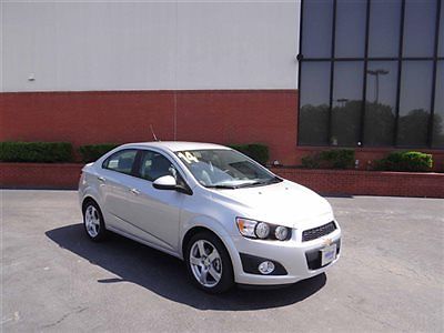 Chevrolet : Sonic 4dr Sedan Automatic LTZ Chevrolet Sonic 4dr Sedan Automatic LTZ Low Miles Automatic Gasoline 4 Cyl SILVE