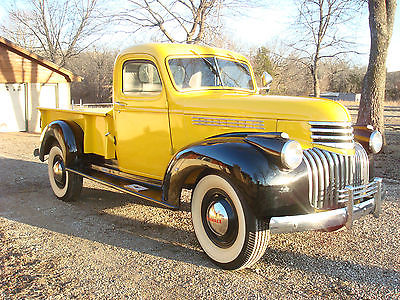 Chevrolet : Other Pickups 3/4 Ton Pickup 1946 chevy 3 4 ton pu restored original all steel near flawless body