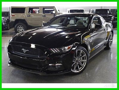 Ford : Mustang GT 2015 ford mustang gt premium 6 speed manual heated cooled leather only 6 k mile