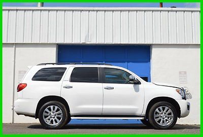 Toyota : Sequoia Limited 5.7L 4x4 4WD Navigation Rear Cam DVD JBL Repairable Rebuildable Salvage Lot Drives Great Project Builder Fixer Wrecked