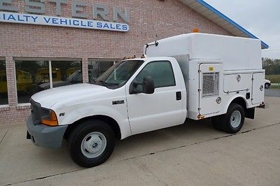 Ford : F-350 Service Truck 99 ford f 350 service truck utility body work low miles 1 owner