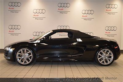 Audi : R8 2dr Convertible Automatic quattro Spyder 5.2L 2011 audi r 8 automatic quattro spyder 5.2 l awd spyder certified pre owned