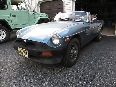 MG : MGB Wire Knock-Off Wheels-Rubber Bumpers-Luggage Rack Z3 Blue Roadster-New Sheetmetal Resto in 2000- 5 Speed Stick