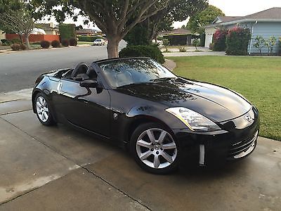 Nissan : 350Z Touring Convertible 2-Door 2004 nissan 350 z touring roadster convertible black on black new top