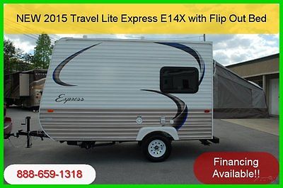 2015 Travel Lite Express New Travel Trailer Expandable Pull Behind Camper TT RV