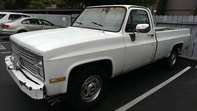 Chevrolet : Other Pickups Custom Deluxe 1983 chevy c 20 truck regular cab long bed 350 v 8 th 400 automatic new tires