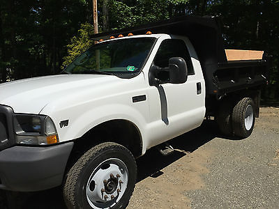 Ford : F-450 XL 2003 ford f 450 mason dump with plow only 72 k