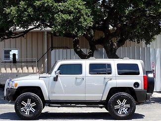 Hummer : H3 Luxury AWD LEATHER CRUISE MB WHEELS SUNROOF XM 2010 hummer h 3 luxury power seats onstar roof rack back up camera grille