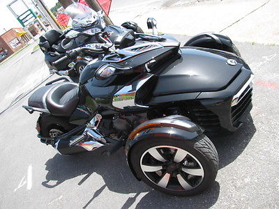 Can-Am NEW 2015 Can Am Spyder F3-S Black and Chrome in Demo Service