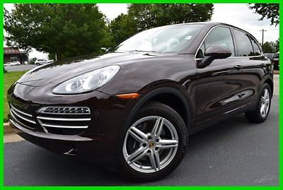 Porsche : Cayenne Platinum Edition 1 OWNER CLEAN CARFAX WE FINANCE! 3.6 l pano roof park assist back up camera rear sun shades mahogany eportable
