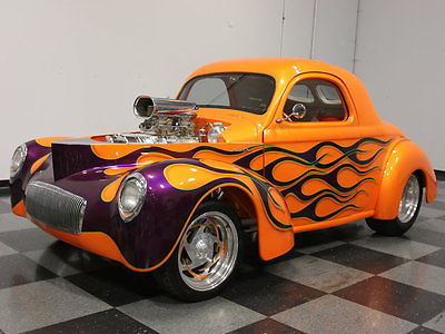 Willys : Coupe PROBUILT WILLYS SHOW-WINNER, BLOWN 355, SUPERCHARGER, CUSTOM INSIDE/OUT, 2 COOL