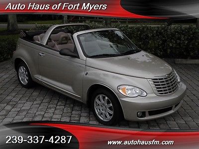 Chrysler : PT Cruiser Touring Convertible Ft Myers FL We Ship Nationwide Florida Car CD Player Leather Automatic Auxiliary Input Turbo