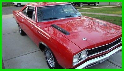 Plymouth : Road Runner CLEAN TOP SHELF MOPAR 1968 plymouth road runner 1969 like clean top shelf mopar used manual coupe