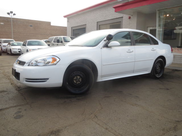 Chevrolet : Impala 4dr Sdn Poli White 9C1 Ex Police 59k Miles Warranty Pw Pl Psts Cruise Well Maintained