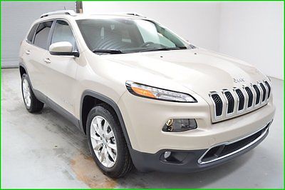 Jeep : Cherokee Limited 2.4L 4 Cyl FWD SUV Leather Heated seats NAV Back-Up Camera Remote Start 18in Wheels 2015 Jeep Cherokee Limited
