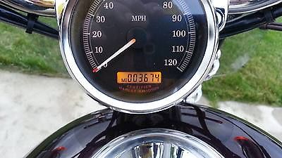 Harley-Davidson : Sportster 2006 black cherry harley davidson sportster custom xl 1200 c xl 1200 c windshield