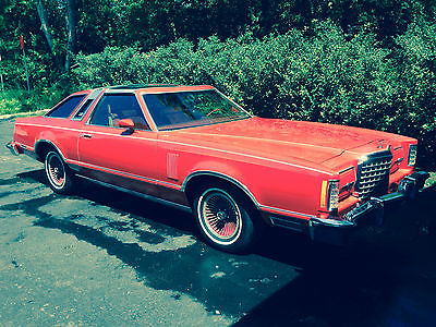 Ford : Thunderbird Town Landau Hardtop 2-Door 1978 ford thunderbird maroon valure seats plush carpet red 400 cubic inch