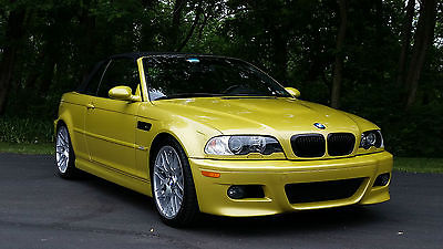 BMW : M3 Base Convertible 2-Door 2004 bmw m 3 e 46 phoenix yellow convertible dinan add ons low miles