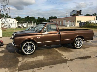 Chevrolet : C-10 Long Bed, two door 1967 chevy c 10 long bed root beer brown good condition remodeled