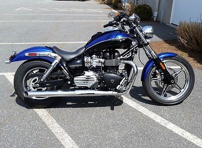 Triumph : Other 2013 triumph speedmaster blue and black custom accessories low mileage