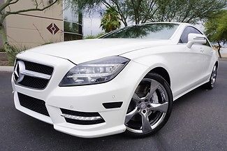 Mercedes-Benz : CLS-Class CLS550 CLS 550 LOW MILES 13 diamond white 1 owner clean carfax 86 k msrp like 2012 2014 cls 63 only 13 k mi