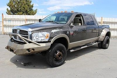 Dodge : Ram 3500 Laramie 6.7L 4WD 2008 dodge ram 3500 laramie 6.7 l 4 wd turbodeisel repairable fixable save salvage